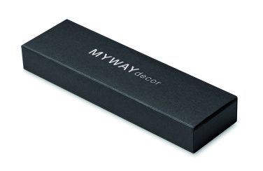 Logo trade corporate gift photo of: Recycled aluminium pen set